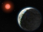 Exoplaneta Gliese 581 g v představách malíře 