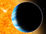 katar1 Exoplaneta Qatar-1b v představách malíře.