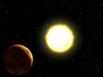 Exoplaneta 55 Cnc e v představách malíře. Credit: NASA