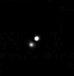  Kepler-14 se svým pravděpodobným společníkem, který je pouze o cca 0,5 mag méně jasný. Credit: L. A. Buchhave a kol.
