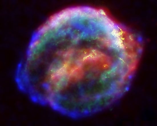 Supernova SN 1604, autor: NASA/ESA/JHU/R.Sankrit & W.Blair