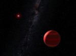 cerveny_trp Exoplanety u červeného trpaslíka v představách malíře. Credit: NASA, ESA and G. Bacon (STScI)