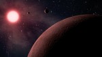 Planetární systém v představách malíře. Credit: NASA/JPL-Caltech