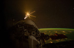 Přílet ATV-3 k ISS. Credit: NASA