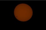 Přechod Venuše z paluby Mezinárodní kosmické stanice. Credit: NASA