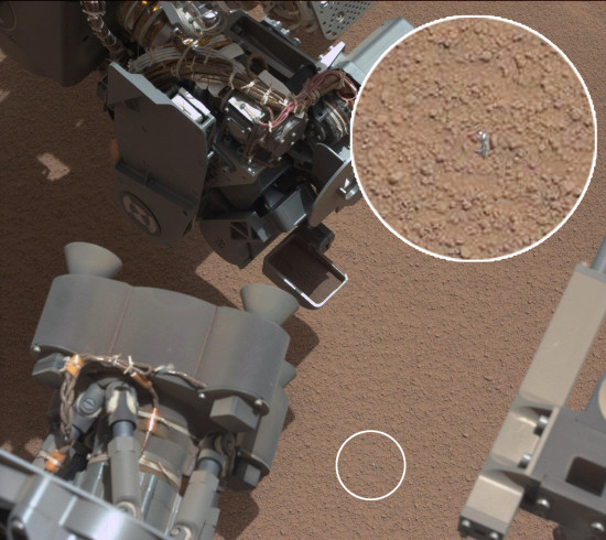 kamen Podivný objekt na Marsu. Credit: NASA, universetoday.com