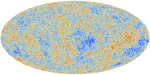 Mapa reliktního záření z kosmického dalekohledu Planck. Credit: ESA