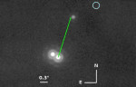 2MASS0103(AB) b a její dvě mateřské hvězdy. Credit: ESO, P. Delorme, et al. 
