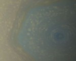 Slavný šestiúhelník v atmosféře Saturnu.