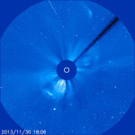 ISON po průletu kolem Slunce. Credit: NASA