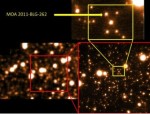 MOA-2011-BLG-262 na snímku ze čtyřmetrového dalekohledu VISTA. Credit: D.P. Bennett et al. 