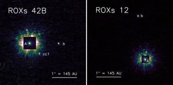 ROXs 12 b a ROXs 42B b. Credit: Kraus et al.