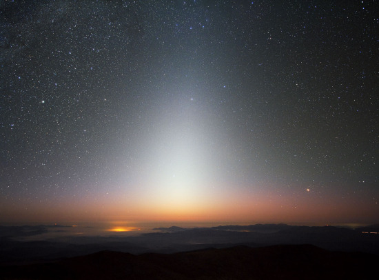Zodiacal Light over La Silla