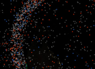 Skvělá animace: Podívejte se na všechny družice a kosmické smetí v reálném čase