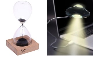 Gadgets: Magnetické přesýpací hodiny, UFO lampa a levitace