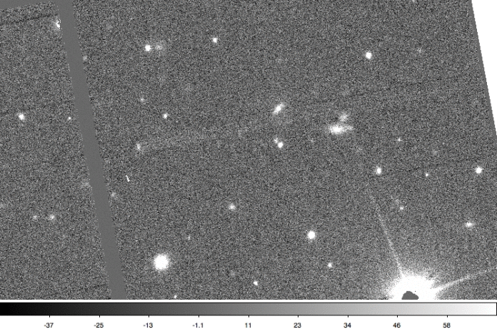 Asteroid 2015 TB145 na pozemské obloze. Credit: Pan-STARRS
