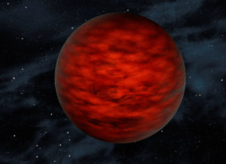 WISEA 1147: Další volně se pohybující planeta? Bludná planeta v představách malíře. Credit: NASA, JPL