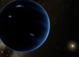 Planetu Devět najdeme už velmi brzy, věří astronomové a chystají novu studii Planeta Devět (kresba), credit: Caltech/Robert Hurt