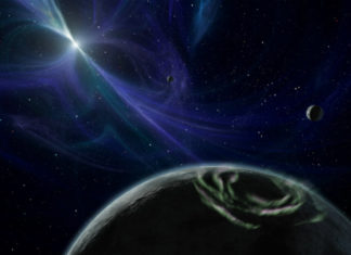 Astronomové možná objevili exoplanetu, která přežila výbuch supernovy! Exoplanety u pulsarů v představách malíře. Credit: NASA/JPL-Caltech/R. Hurt (SSC)