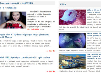 Tip: Moderované rozcestí z vědy a techniky