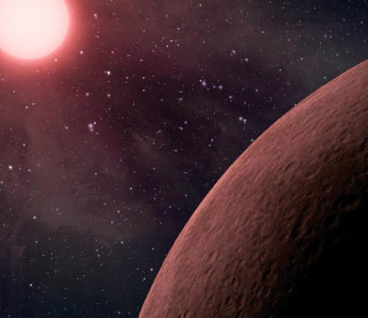 Analýza: Naši sousedé aneb nejbližší exoplanety Exoplaneta u červeného trpaslíka, credit: NASA