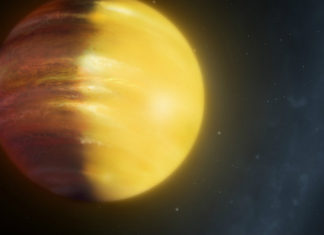 Astronomové poprvé pozorovali změny počasí na exoplanetě Credit: University of Warwick/Mark Garlick