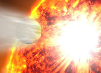 Hvězda může pozměnit chemické složení i spektrum atmosféry exoplanety Credit: NASA