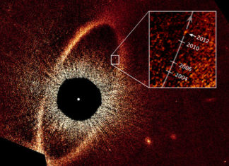 Fomalhaut b: Existuje slavná exoplaneta nebo si z nás dělá legraci neutronová hvězda? Fomalhaut b, Credit: NASA, ESA, P. Kalas