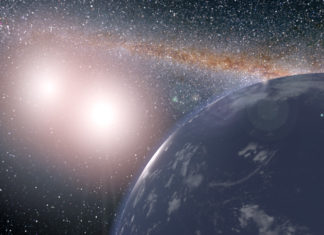Může mít planeta se dvěma slunci podmínky k životu? credit: NASA/JPL-Caltech