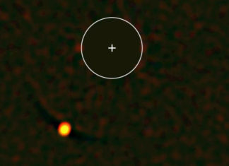 HIP 65426 b: první objev přístroje SPHERE je podivným světem Exoplaneta HIP 65426b. Credit: Chauvin et al. / SPHERE
