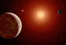V údolí poloměru: TESS našla zajímavý planetární systém Exoplanety u červeného trpaslíka. Credit: NASA