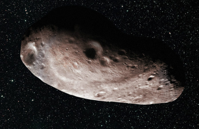 Možný vzhled 2014 MU69. Credits: NASA/JHUAPL/SwRI/Alex Parker