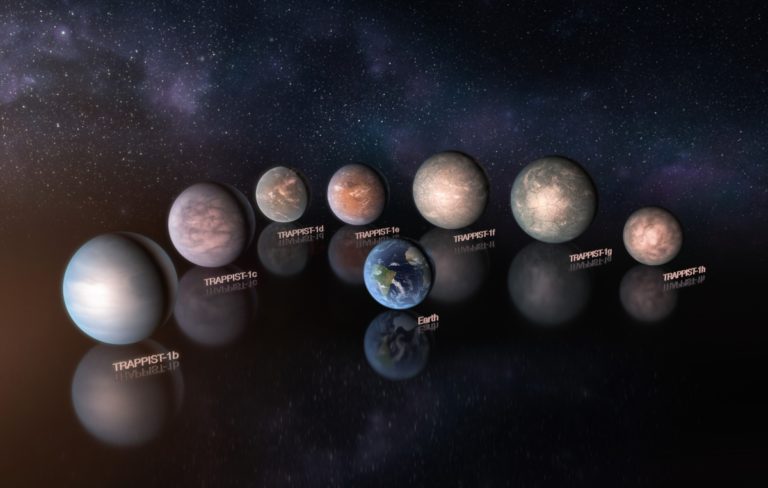 Astronomové s ohromnou přesností zvážili planety v systému TRAPPIST-1