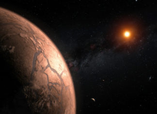 Upřesnili hmotnosti planet u TRAPPIST-1. Obsahují spoustu vody! TRAPPIST-1, Kredit: ESO/M. Kornmesser