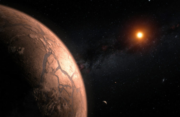 TRAPPIST-1, Kredit: ESO/M. Kornmesser