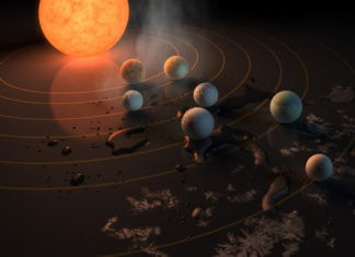 Nové klimatické modely exoplanet u TRAPPIST-1: Naděje, peklo i chlad TRAPPIST-1, credit: NASA, JPL/Caltech