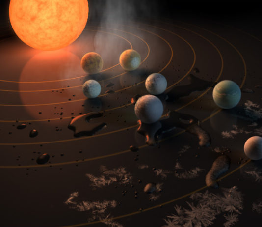Nové klimatické modely exoplanet u TRAPPIST-1: Naděje, peklo i chlad TRAPPIST-1, credit: NASA, JPL/Caltech