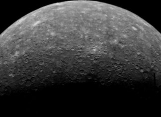 KOI 1843.03: žhavý železný ragbyový míč může být klíčem k záhadě planety Merkur Merkur. Credit: NASA/JPL/USGS