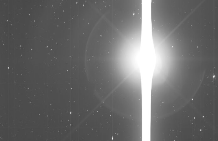 Snímek Země z dalekohledu Kepler. Credit: NASA