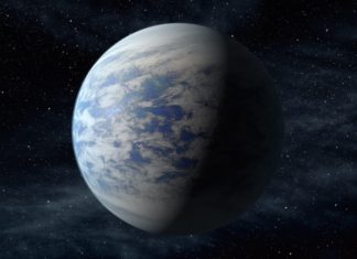Gravitační mikročočky nachází stále více exoplanet. Přibyly další dva zajímavé objevy Super-země (kresba). credit: NASA Ames/JPL-Caltech/T. Pyle