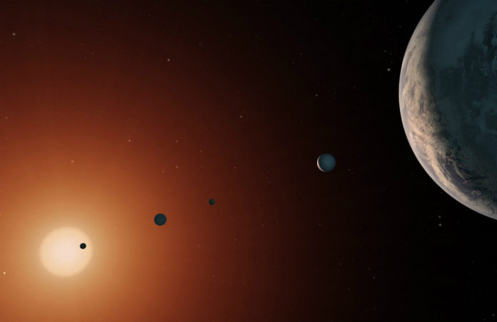 Planetární systém. Credit: NASA/JPL-Caltech