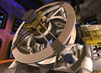 Exoplanety u bílých trpaslíků zatím nenašli. Chystaný dalekohled LSST to může změnit Dalekohled LSST. Credit: Todd Mason, Mason Productions Inc. / LSST Corporation, CC BY-SA 4.0