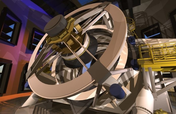 Dalekohled LSST. Credit: Todd Mason, Mason Productions Inc. / LSST Corporation, CC BY-SA 4.0