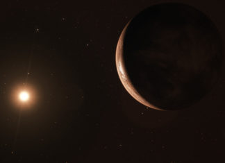 Déjà vu: Existence exoplanety u Barnardovy hvězdy zpochybněna Exoplaneta u Barnardovy hvězdy. Credit: ESO/M. Kornmesser