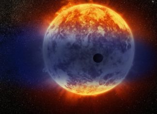 Proč existuje tak málo teplých neptunů? Mají zřejmě krátký život GJ 3470 b v představách malíře. Credit: NASA/ESA/D. Player (STScI)