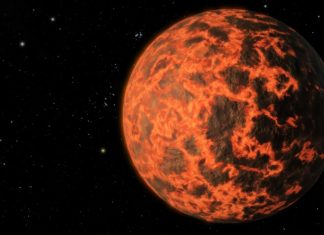 Kepler-408b: Velký sklon dráhy není výsadou jen obřích planet Horká země v představách malíře. credit: NASA/JPL-Caltech