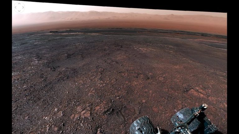 360stupňové video z Marsu: Tady maká Curiosity