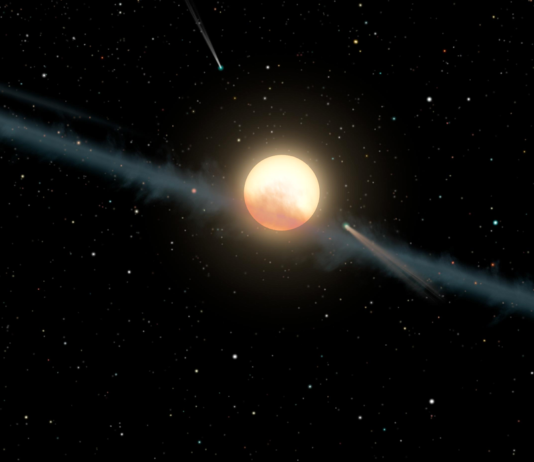 Je EPIC 204376071 další Tabbyina hvězda? Červený trpaslík na den téměř zmizel z nebe Credit: NASA