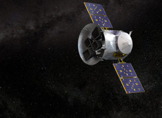 TESS našla extrémního horkého jupitera TESS. Credit: NASA