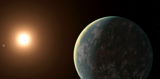 GJ 357: TESS se podílela na objevu potenciálně obyvatelné planety Systém GJ 357. Credit: Carl Sagan Institute/Jack Madden